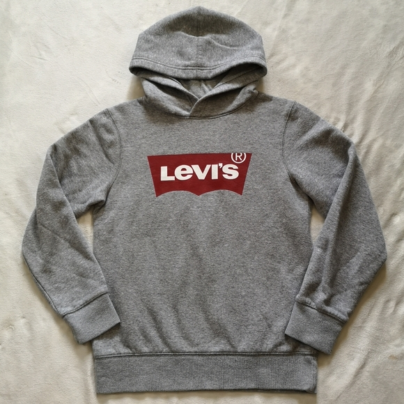 LEVI'S Youth Hoodie Sweater Grey - Picture 10 of 11